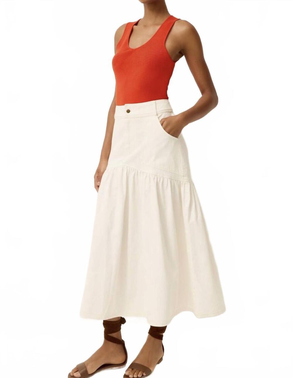 NEW MARIE OLIVER sophie skirt in cream